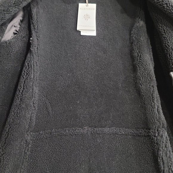 Eleventy Platinum Special Collection Lambskin/Shearling Zipped Bike… - Picture 9 of 9